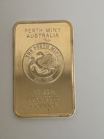 Perth Mint Goldbarren 1 Unze 99.99%, vergoldet (plattet)