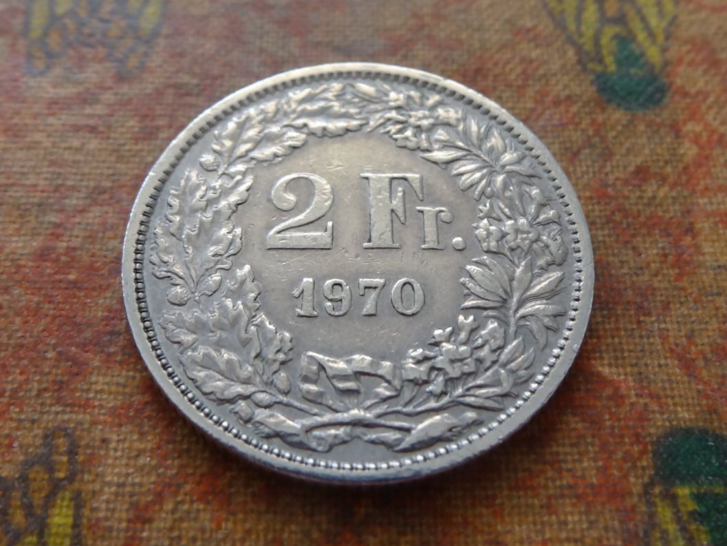 Tutti le monete: 2 Fr. 1970 – Usato da Romanel-sur-Lausanne venduto da Swift13