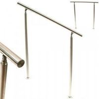 57204 - Edelstahl Treppengeländer 100cm - ohne Querstreben