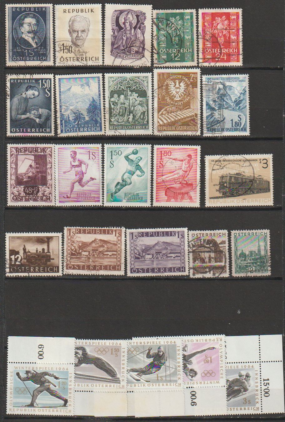 Alle Briefmarken: Autriche – Gebraucht aus Crans-Montana von kira56 1