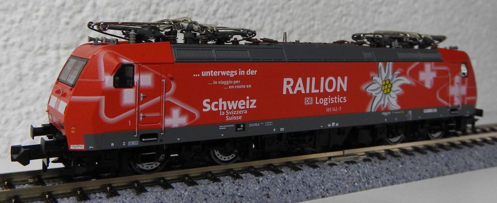 Fleischmann 7560018 N E-Lok BR 185.2 DB AG - Modellbahn Elektrolokomotive