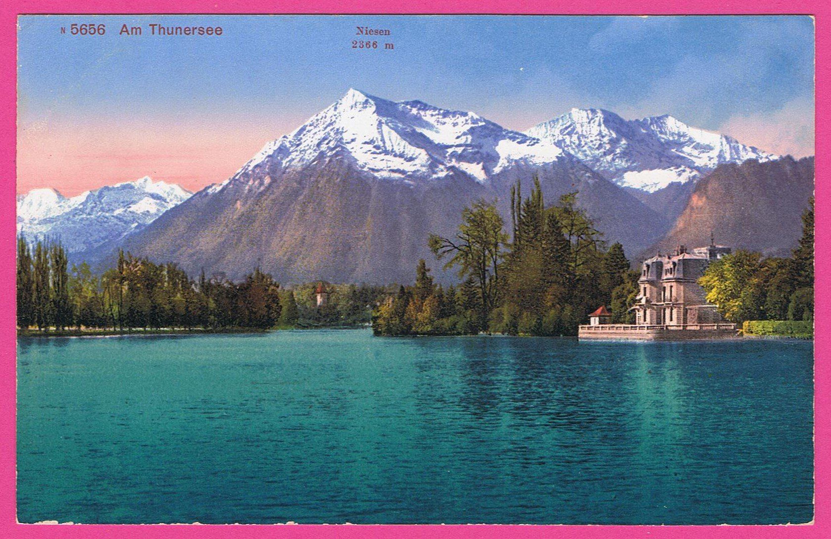 Cartes postales: Am Thunersee – D'occasion à Einsiedeln par dillie
