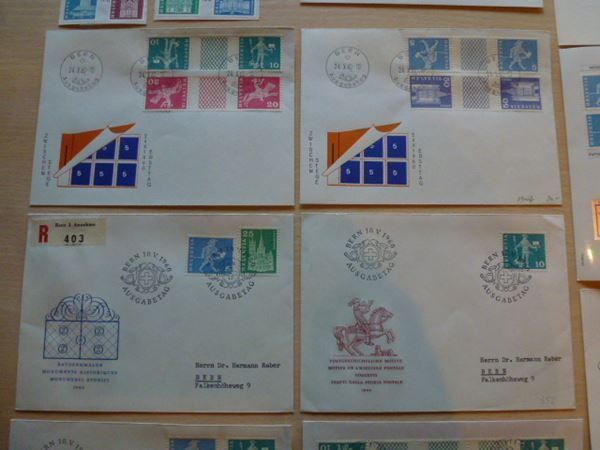 Alle Briefmarken: Lot ++ Motive Postgeschichte 1960 / 1968 – Gebraucht aus Walkringen von Casablanca777 2