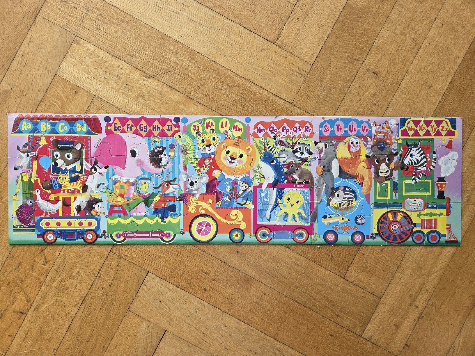 Puzzle: Puzzle alphabet train trèèèèèès long 36 pièces! – Usato da Territet venduto da Cenh 2