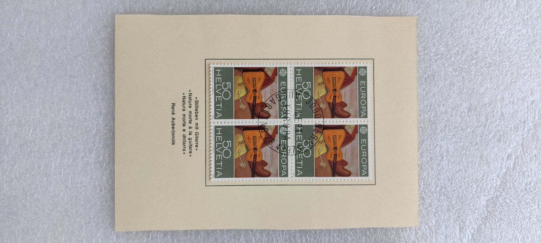 Tous les timbres: 6 x 4   Schweizer Briefmarken Karten – D'occasion à Zürich par sendbad 2