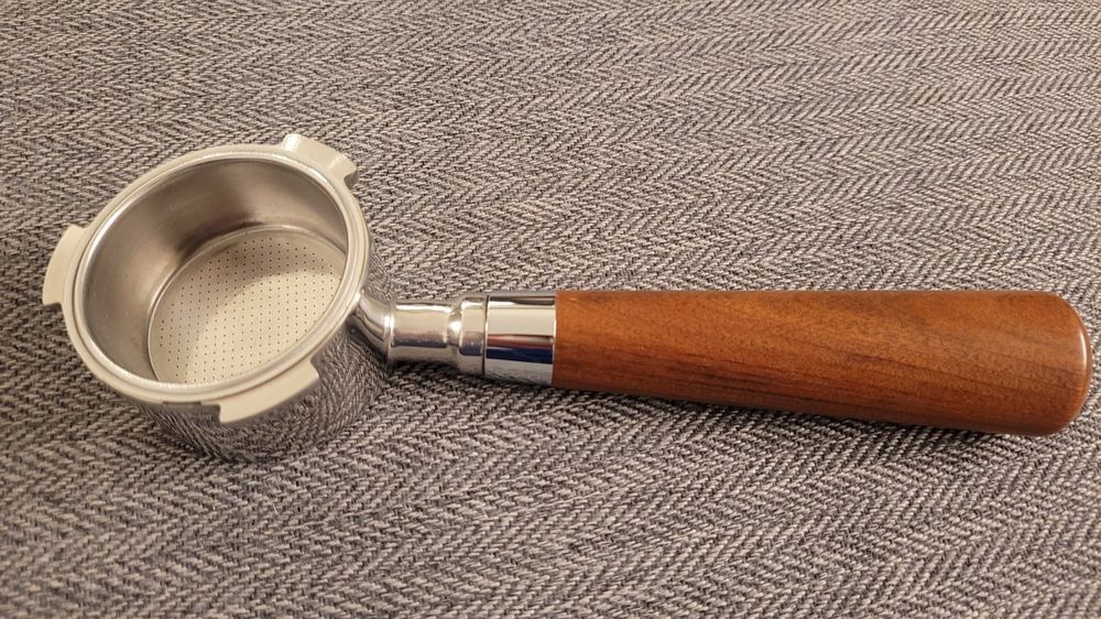 DASIAUTOEM Bodenloser Siebträger 51mm - Mit Holzgriff Für Espressomaschinen