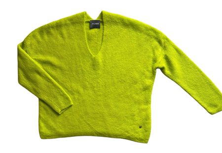 Mos Mosh Alpaka-Woll Stickpullover Damen M