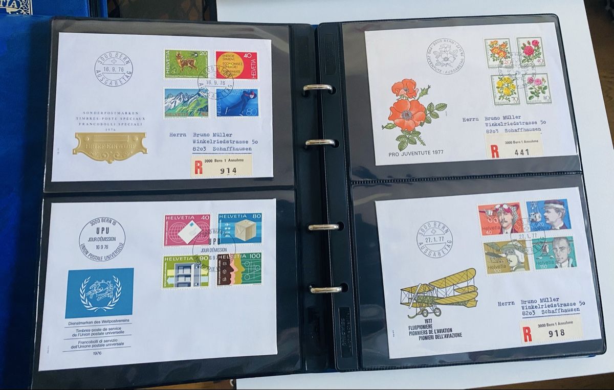 Tutti i francobolli: 2 Alben Erstagsbriefe – Nuovo (secondo la descrizione) da Herisau venduto da toro195 2