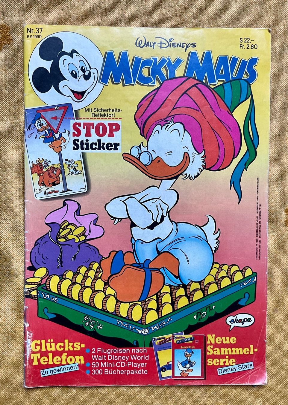BD: Micky Maus Heft Nr 37 von 1990 – D'occasion à Endingen par nathan05