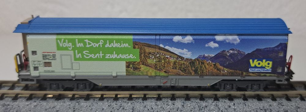 Wagon Bemo RhB H0m – Haiqq-tuyz 5173 Volg "Sent" – Neuf MPN 2288 167