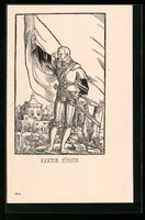 Litho Kanton Zürich, Schweizer Soldat m