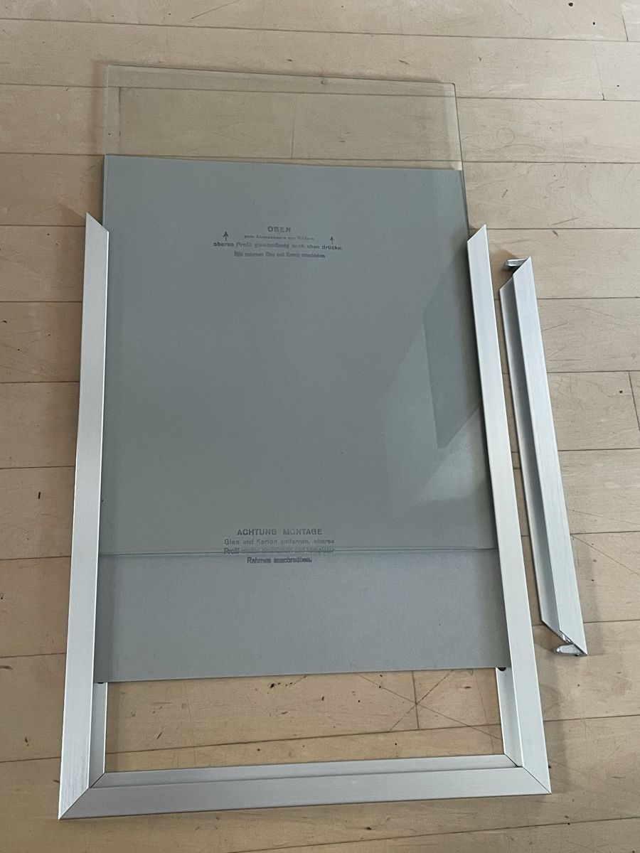 Cornici: Alurahmen DIN A3 mit Glas neuwertig – Nuovo (secondo la descrizione) da Dulliken venduto da Emys_1 1