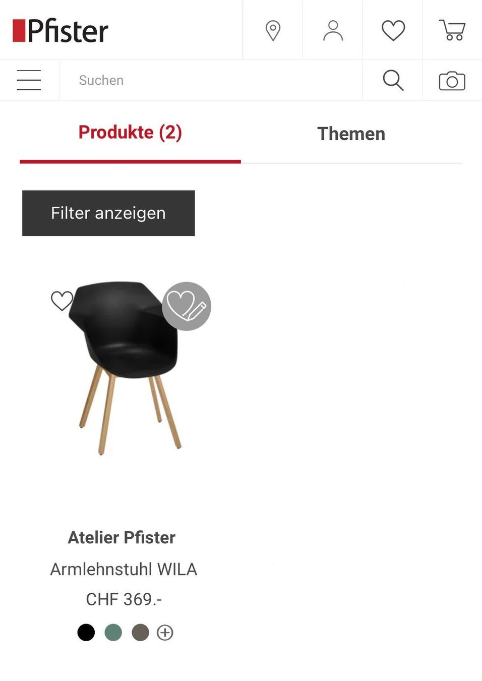 Pfister Stühle: Armlehnstuhl Wila – Gebraucht aus Kreuzlingen von h.rahm 7
