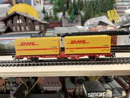 Märklin Güterwagen mit DHL Containern im guten Zusta