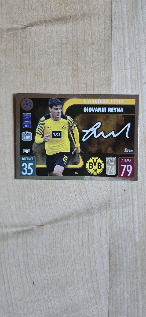 Topps Carte collezionabili: Sammelbild Giovanni Reyna BvB – Nuovo (secondo la descrizione) da Zweisimmen venduto da kerstin_jaha