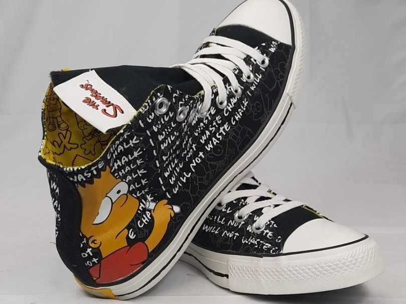CONVERSE All Star Chuck Hi The Simpsons Bart Simpson Gr. 45 (Neuf (Voir ...