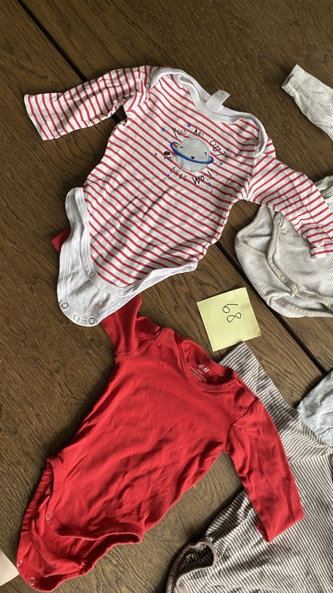 Lotti & Set di vestiti: Bodies Baby Gr. 68, Langarm, Top Zustand! Bunt – Usato da Hochwald venduto da _biene_ 3