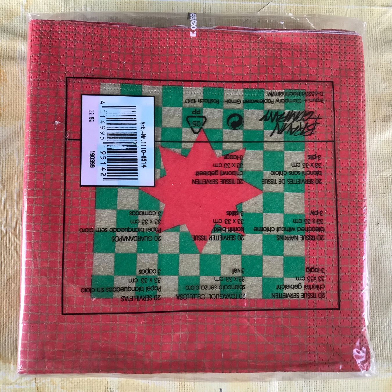 Servietten: LOT DESIGNER COLLECTION TISSUE SERVIETTE – Neu und originalverpackt aus Ostermundigen von crazy-horse-1840 4