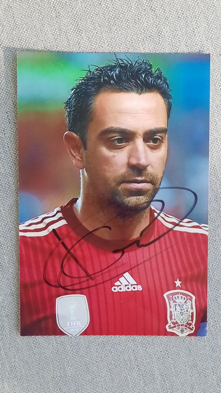 Autografi: Autogramm Xhavi – Usato da Schmerikon venduto da Olympia04