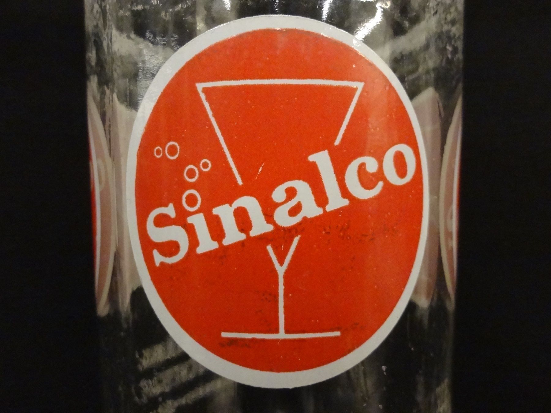 Sinalco Bicchieri, Caraffe & Bottiglie: alte Flasche SINALCO 1970 1liter geeicht – Usato da Kerzers venduto da Flaschenposten 4