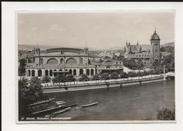 AK ca.1930 Zürich Bahnhof + Landesmuseum