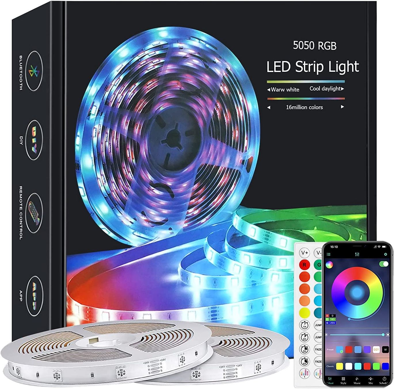 Ghirlande e barre luminose: LED Streifen 10m – Nuovo e nell'imballaggio originale da Nuglar venduto da SaleRitter 1