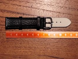 20mm Bracelet de montre en cuir
