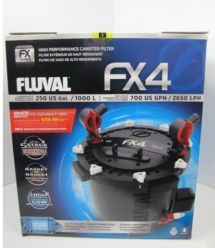 Filtri: FLUVAL FX4 Außenfilter für Aquarien – Nuovo e nell'imballaggio originale da Bottighofen venduto da zaap