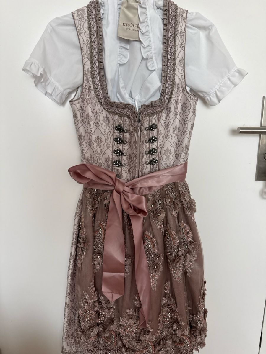 Krüger Vestiti: Dirndl Krüger Collection beige/alt rosa Grösse 32 – Nuovo (secondo la descrizione) da Luzern venduto da ElaG 3