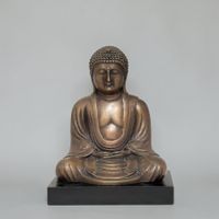 Daibutsu Bronze Buddha Figur Kamakura Amida alt Japan
