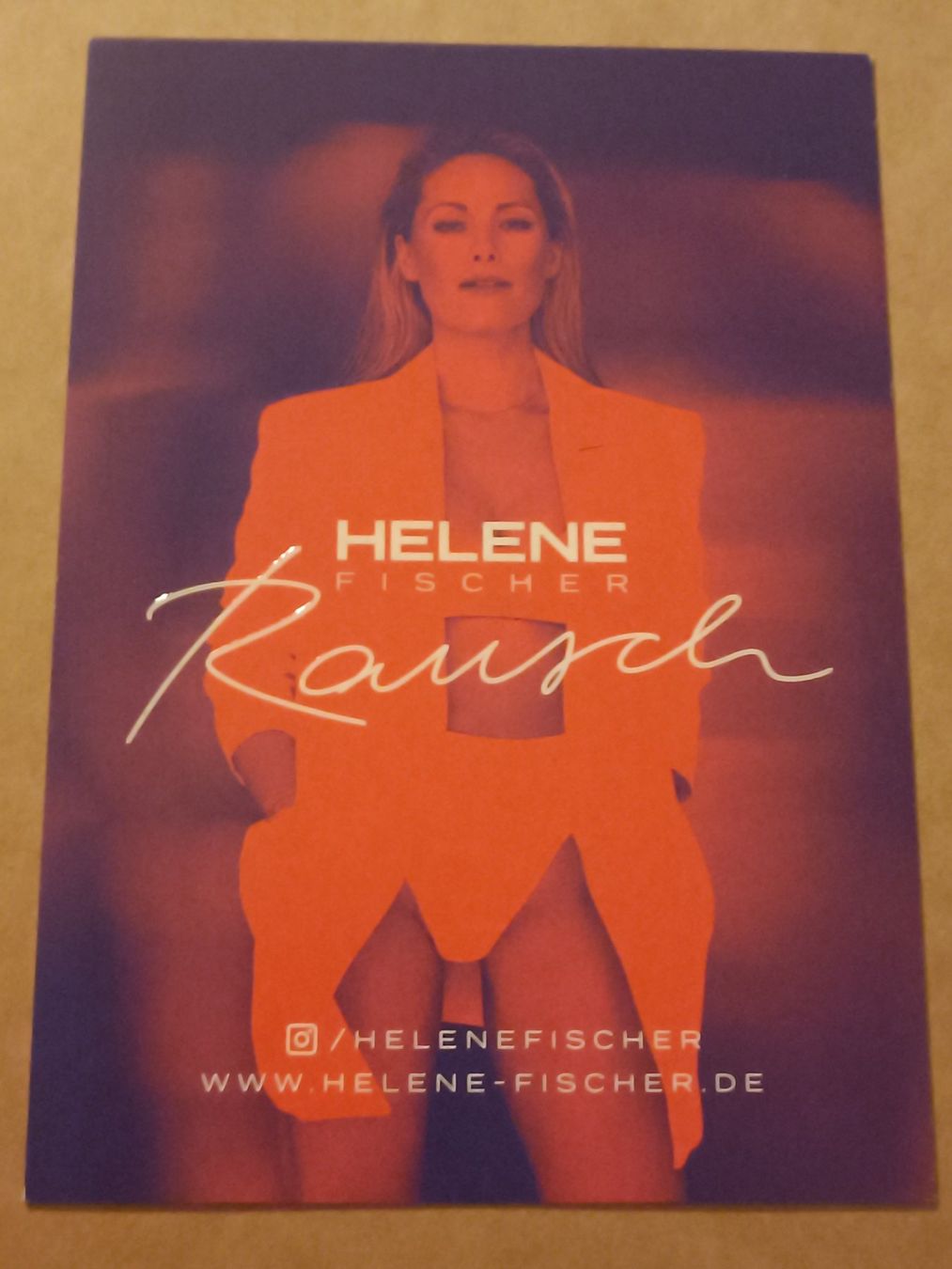 Autografi: Helene Fischer -  handsigniert – Usato da Menziken venduto da Artographs 1