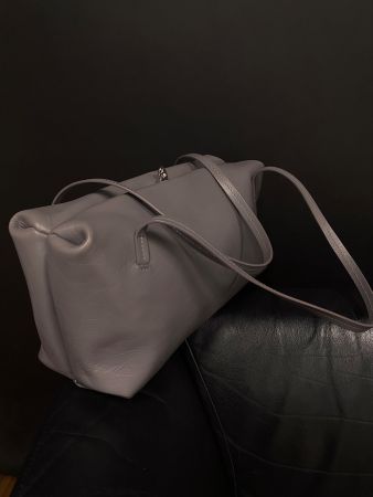 Jil Sander Goji Pillow Leder Tasche taupe