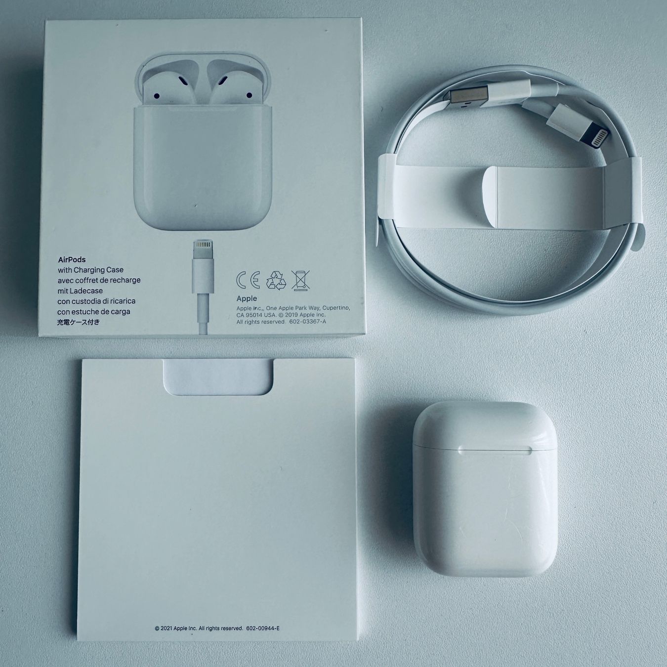 Apple Cuffie: Original Apple AirPods 2 Kopfhörer Wireless Lightning Kabel – Usato da Basel venduto da MY.AIRPODS.SHOP 1