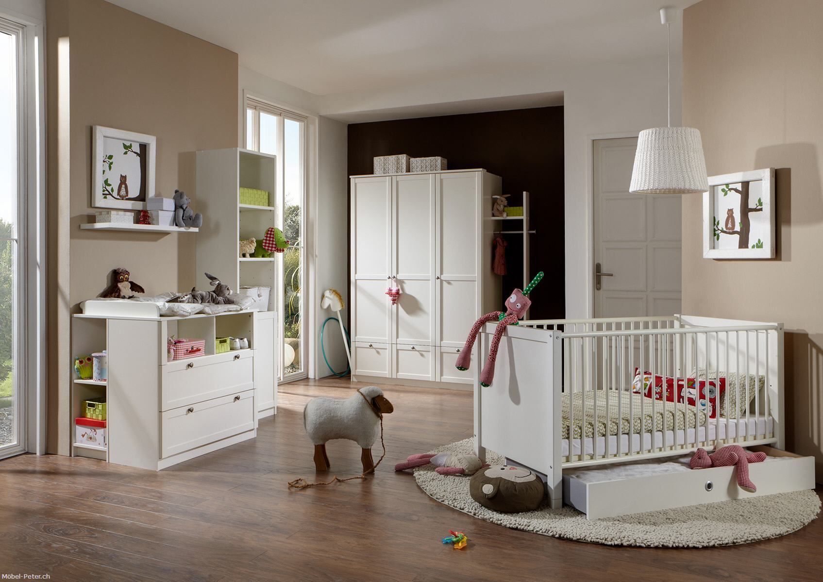 Betten: Kinderzimmer Babyzimmer weiss – Neu und originalverpackt aus Kölliken von Peter-Moebel