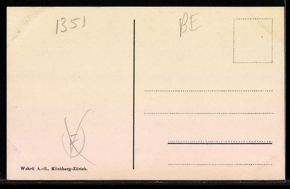 Cartoline postali: Interlaken, Harder-Kulm, Harder-Hotel mi – Usato da Berlin venduto da bartko-reher 1