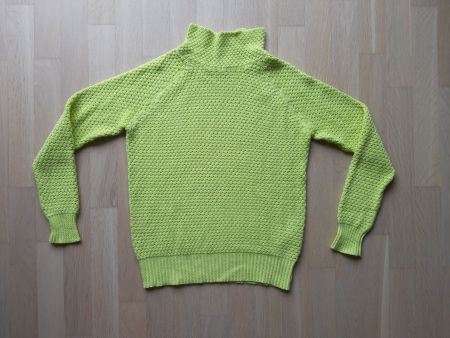 Gelber Pullover mit Kragen, Marke: Noisy may, Gr. S