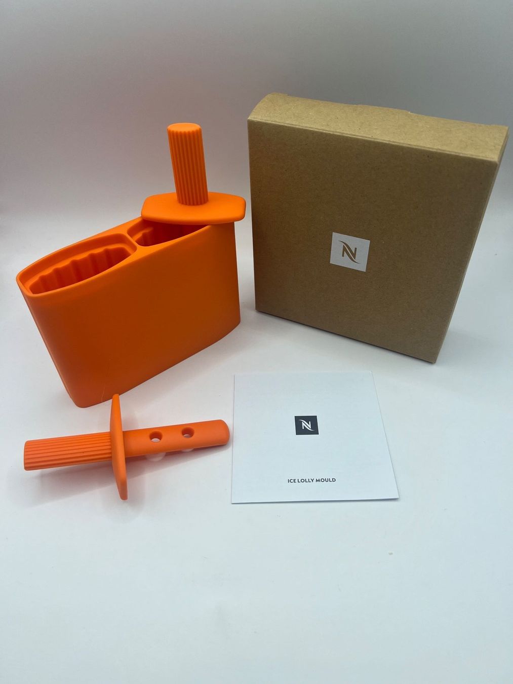 Teglie da forno: Nespresso Popsicle Form Eisform Eislolly Kit Silikonform – Nuovo e nell'imballaggio originale da Vaduz venduto da NotNeeded 2
