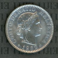 CHF___0.20 1962 stgl * nigelnagelneu! 20 Rappen