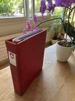 Luxus Ringbinder wattiert mit 27 Einlageblätter für Briefe u