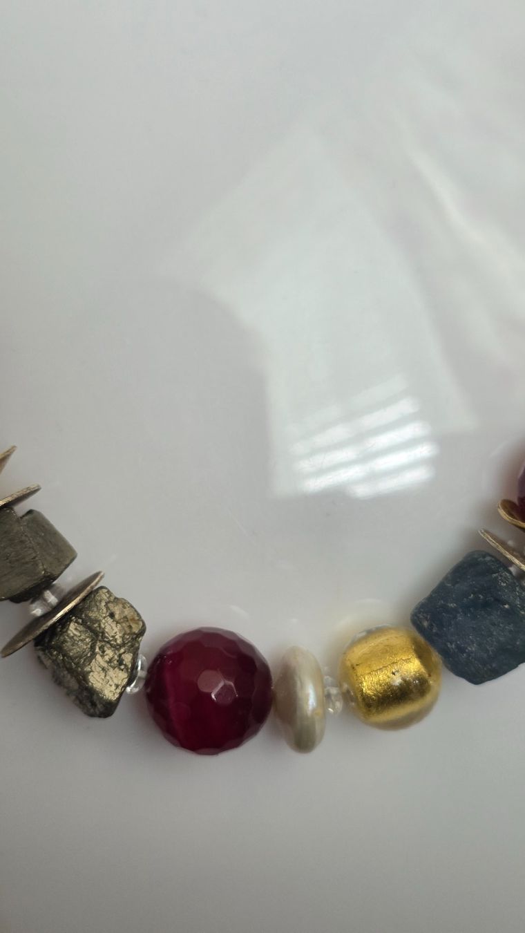 Catenine: Halskette Silber mit Steine – Usato da Wittenbach venduto da rose_rosi 2