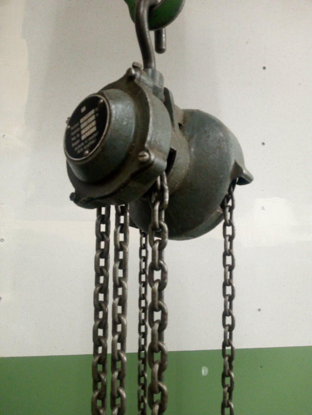 Paranco multiuso: robuster Kettenzug 500 kg, Kran – Usato da Elsau venduto da EL12 1