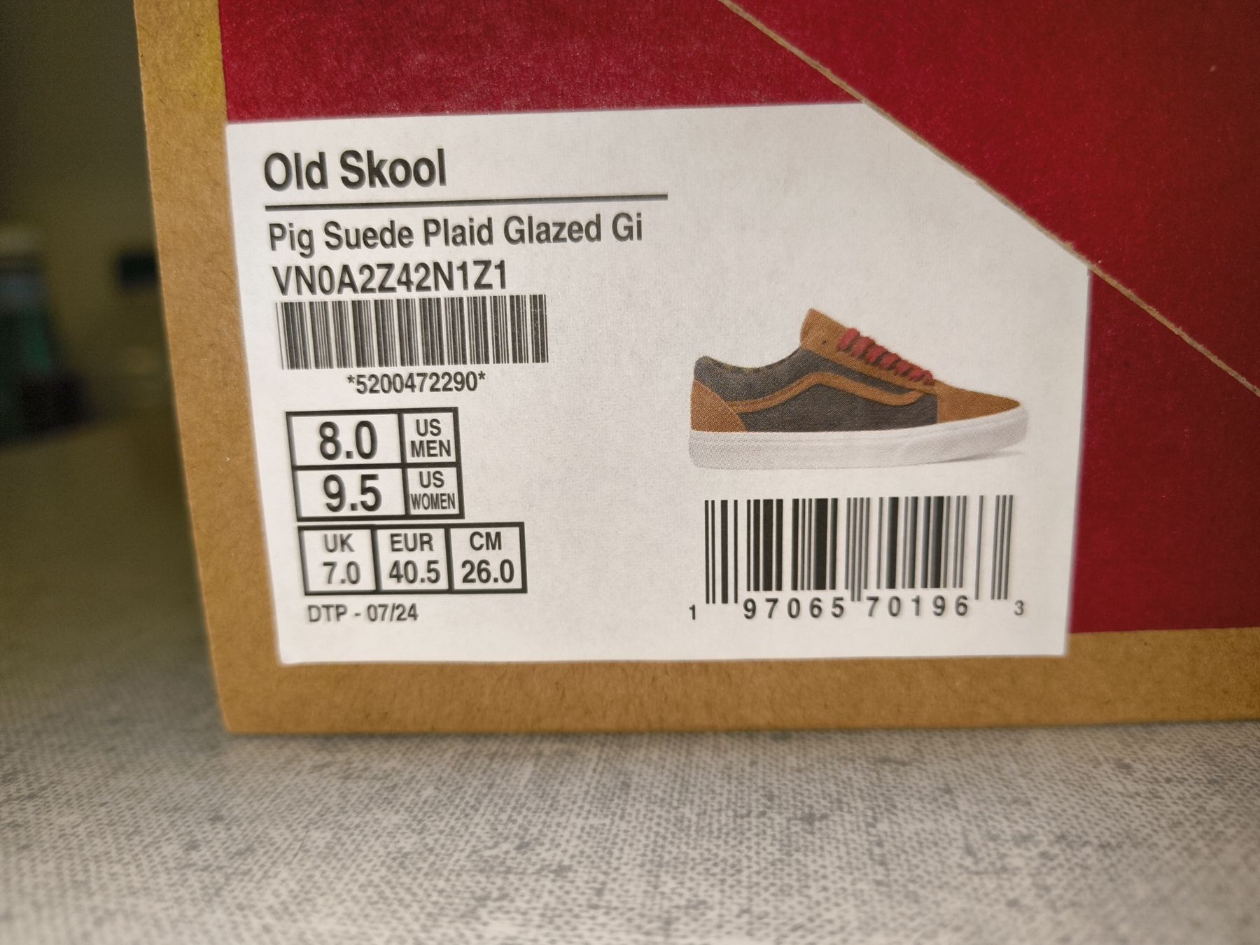 Vans Scarpe da uomo: VANS Old Skool, Grösse US 8 EURO 40.5 – Nuovo e nell'imballaggio originale da Uitikon Waldegg venduto da PJLS1 4