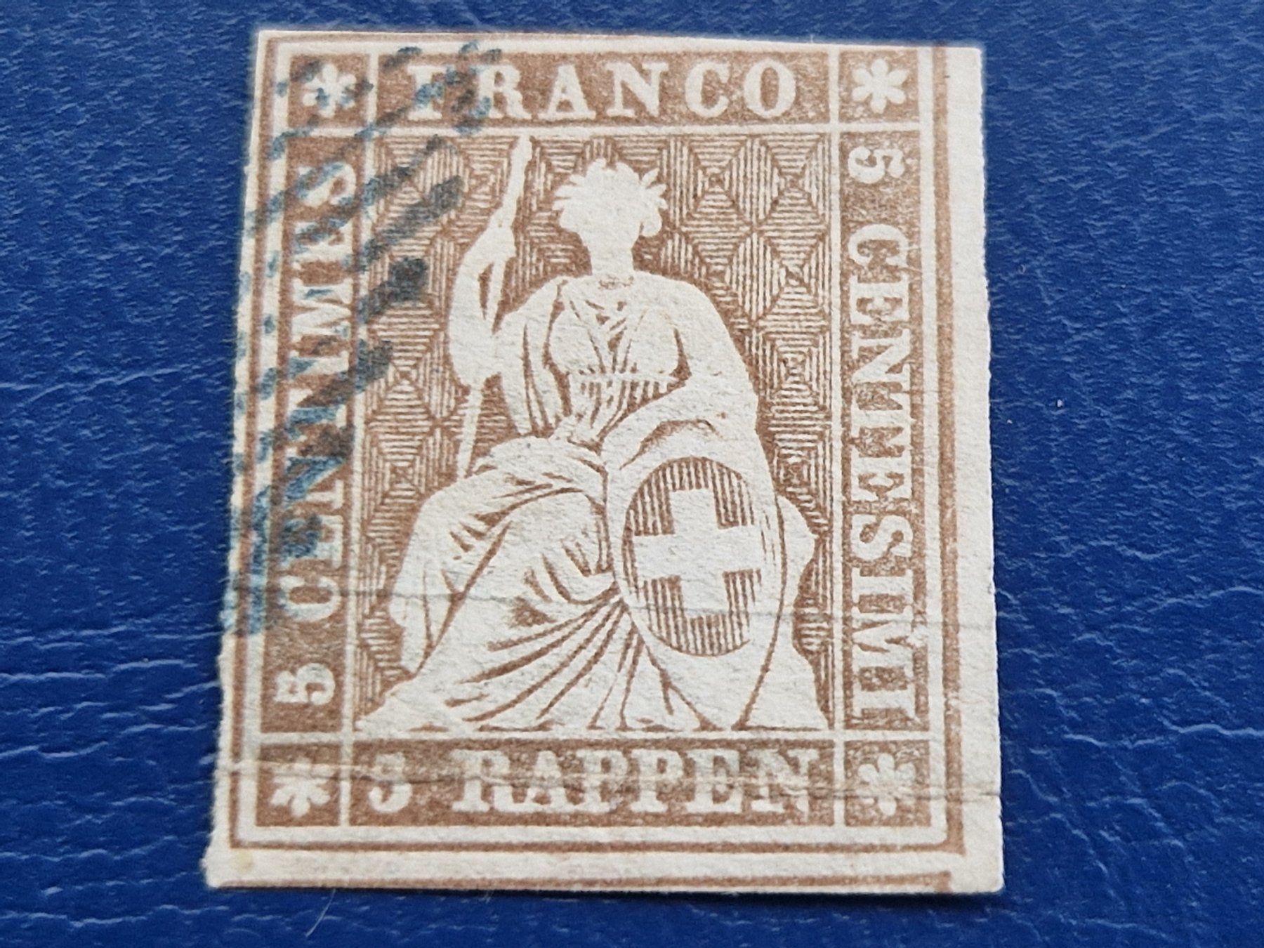 Tutti i francobolli: Strubel 22D mit Raute, ab 1.- – Usato da Burgdorf venduto da Glossy01