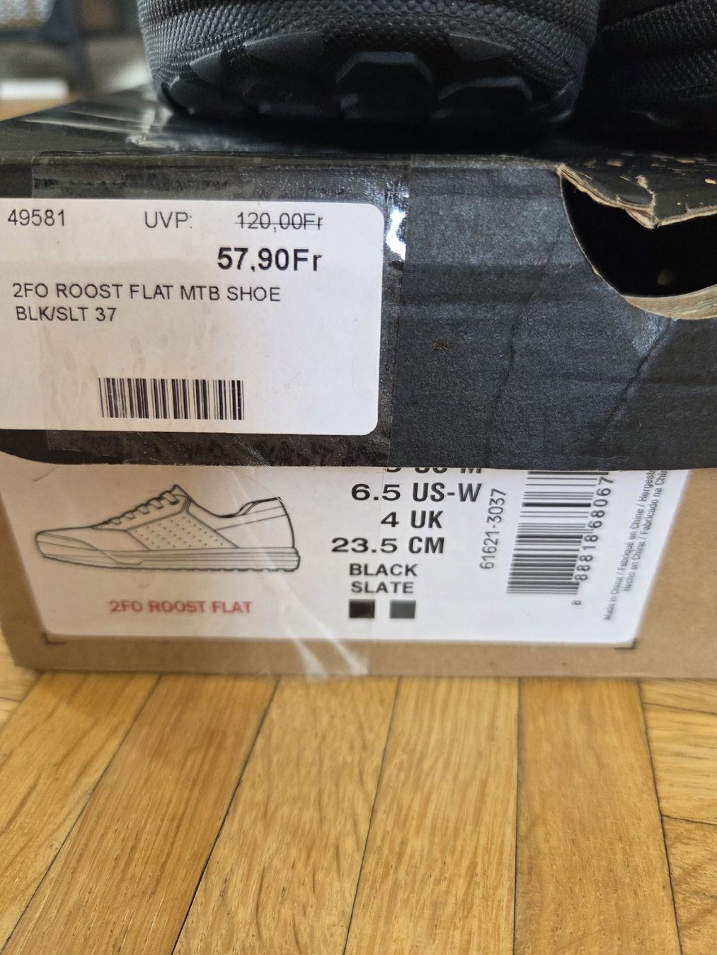 Specialized Scarpe da uomo: Chaussures VTT 2FO ROOST FLAT noires taille 37 NEUVES – Nuovo e nell'imballaggio originale da Orbe venduto da Sdcr 3