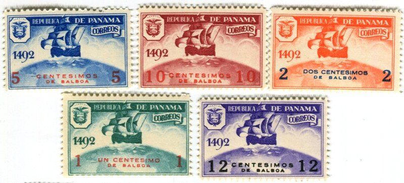 Tutti i francobolli: Briefmarken "Schiffe. Kolumbus". Panama – Nuovo e nell'imballaggio originale da Basel venduto da Butsch5