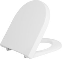 2xWC-Sitz Duravit Starck3 Softclose,weiß,Edelstahl-Schar.NEU