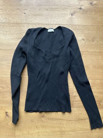 Schwarzes H&M Langarmshirt, Grösse S