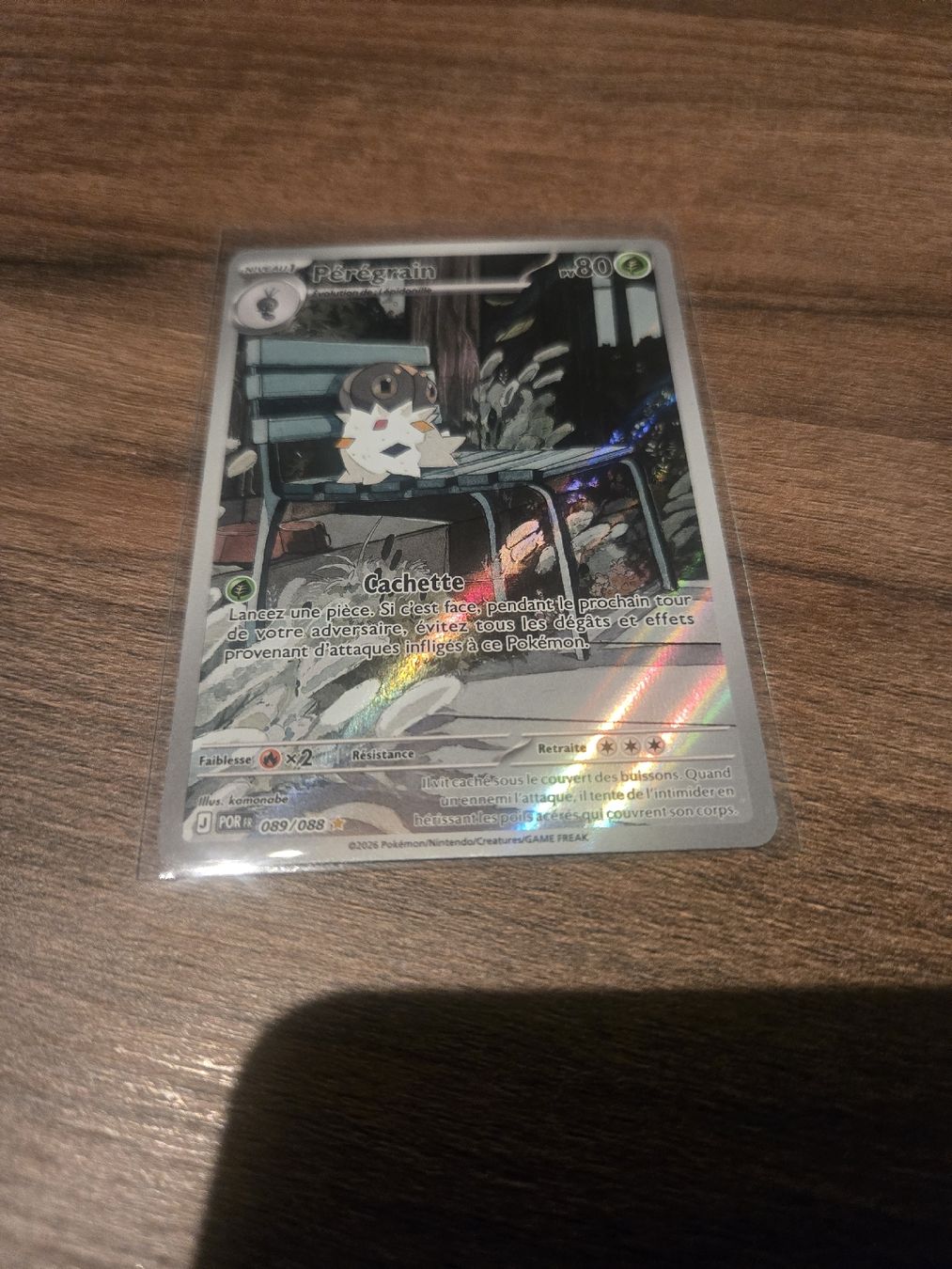 Pokémon Carte collezionabili: Équilibre parfait Pérégrain 089/088 – Nuovo (secondo la descrizione) da Rossinière venduto da seb_68fd