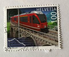 Nr.1350 Stempel 100 Jahre Berninalinie 2010    