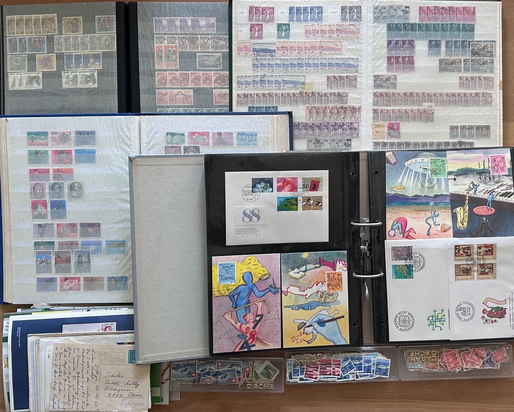 Album: Briefmarken-Sammlung Schweiz – Usato da Zürich venduto da B-Easy